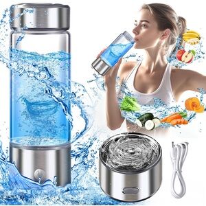 Hydrogen Water Bottle Generator‎ SPE PEM Technology Water Ionizer Rechargeable